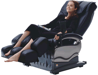Massage chair with 16 air cussions