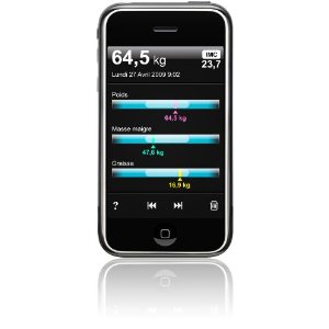 Withings Wi-Fi scale and fat monitor: this is how the iPhone app looks like