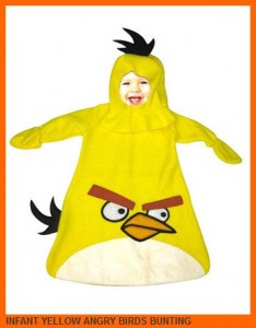 Yellow Angry Bird Halloween Costume for infants