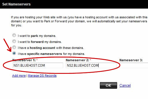 Replace GoDaddy's default name servers with the ones provided by your hosting company 